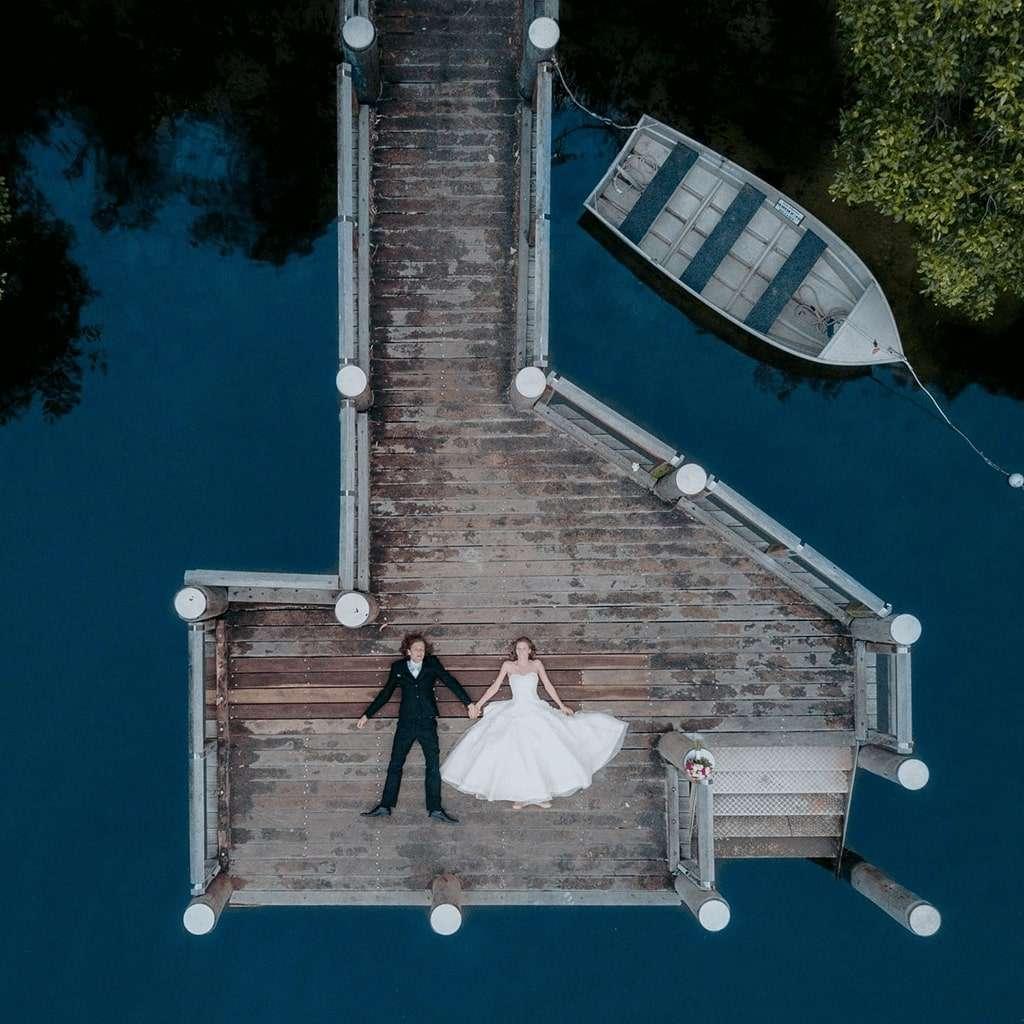 Dijital fotoğraf albümü kare düğün fotoğrafı
